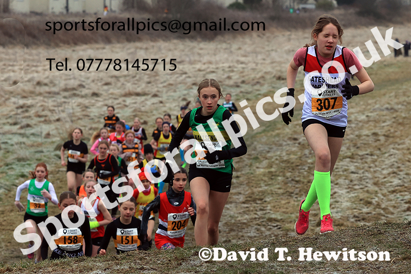 Girls under-13s 2025 Start Fitness NEHL, Wrekenton, Gateshead. Photo: David T. Hewitson/Sports for All Pics